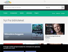 Tablet Screenshot of mariagerfjordbibliotekerne.dk